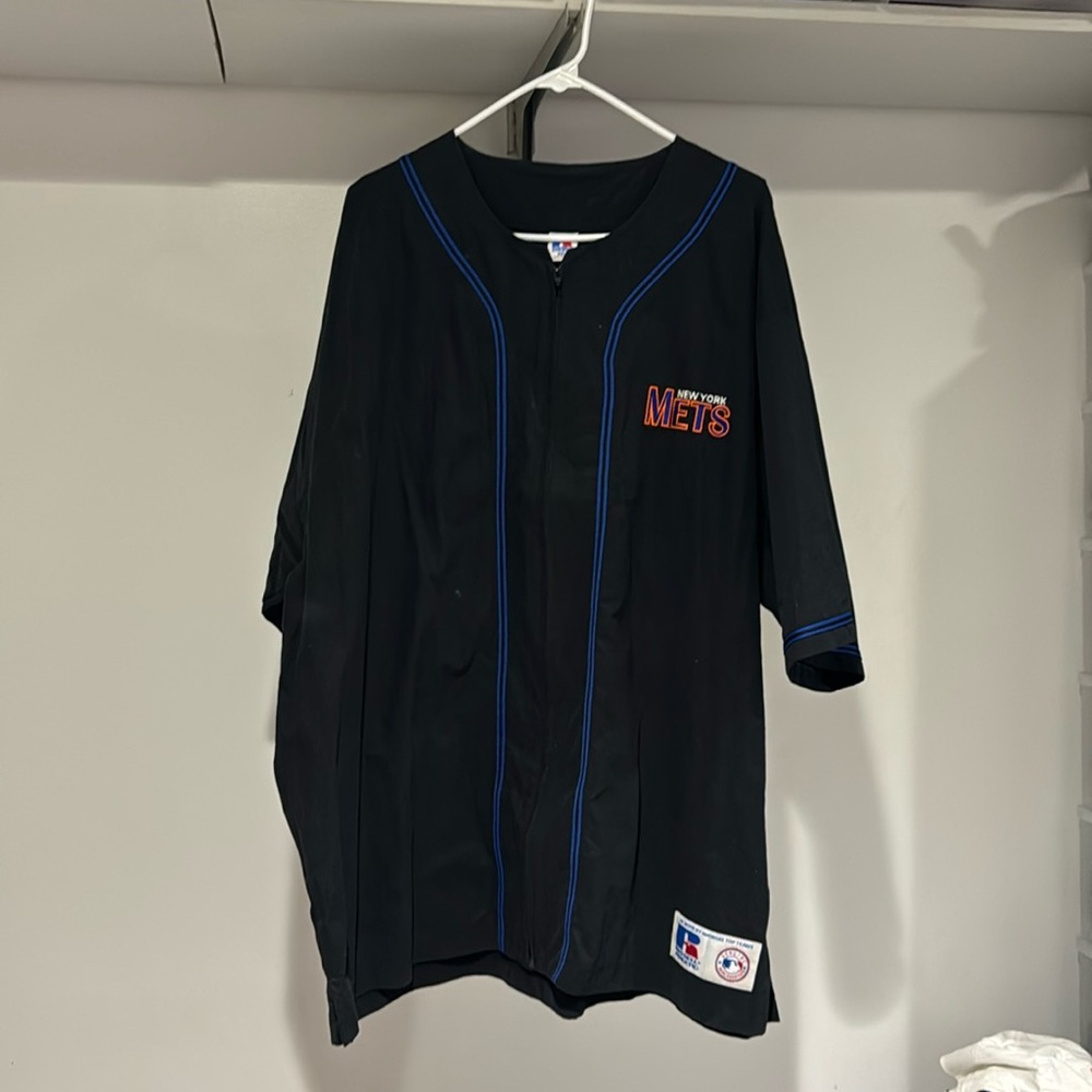 Russell New York Mets Zip Up Jersey XXL